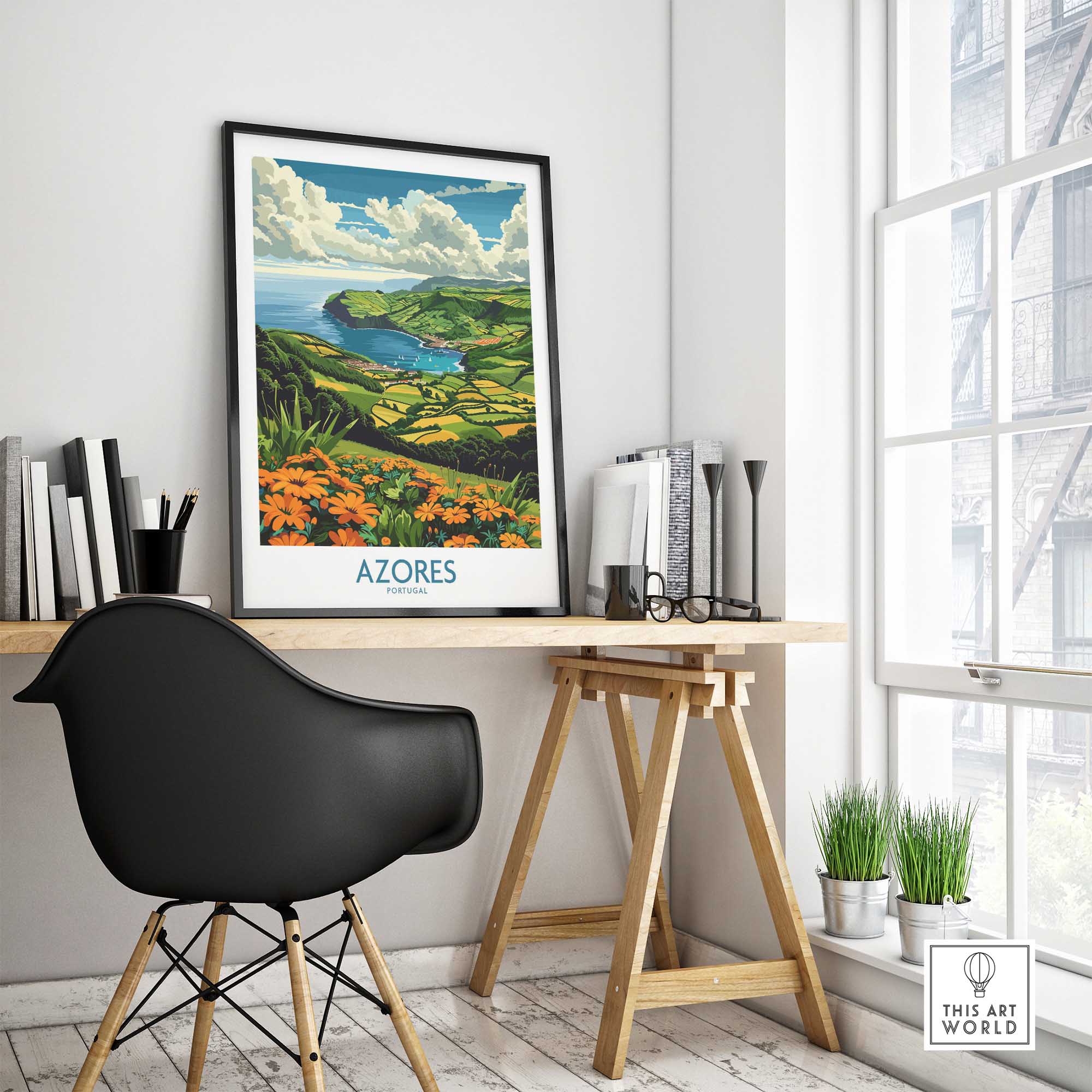 Azores Print - São Miguel Island-This Art World