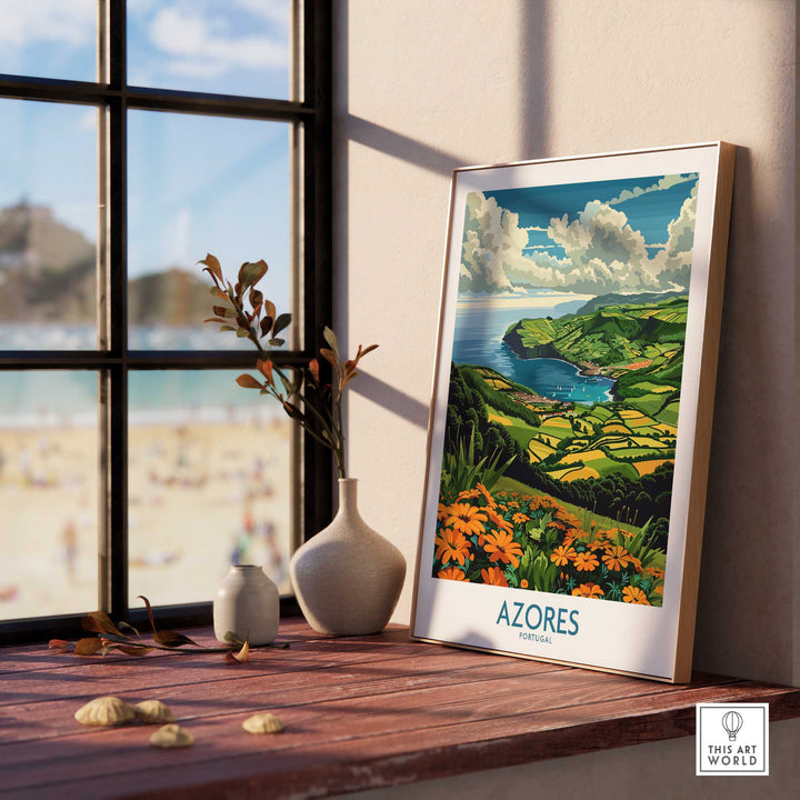 Azores Print - São Miguel Island-This Art World