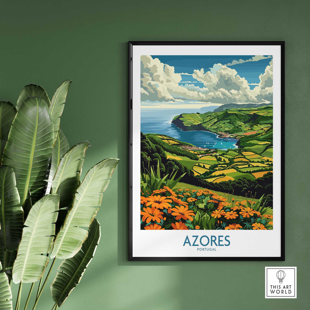 Azores Print - São Miguel Island-This Art World