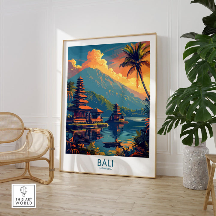 Bali Sunset Wall Art Print