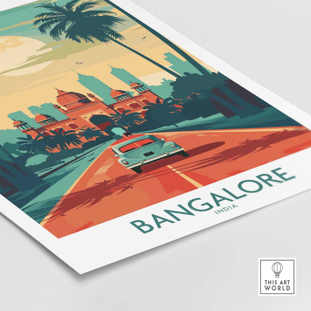 Bangalore India Art Print-This Art World