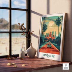Bangalore India Art Print-This Art World