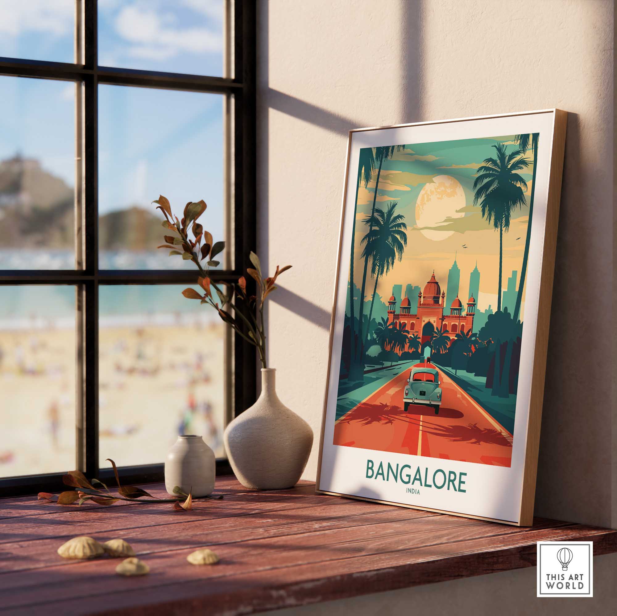 Bangalore India Art Print-This Art World