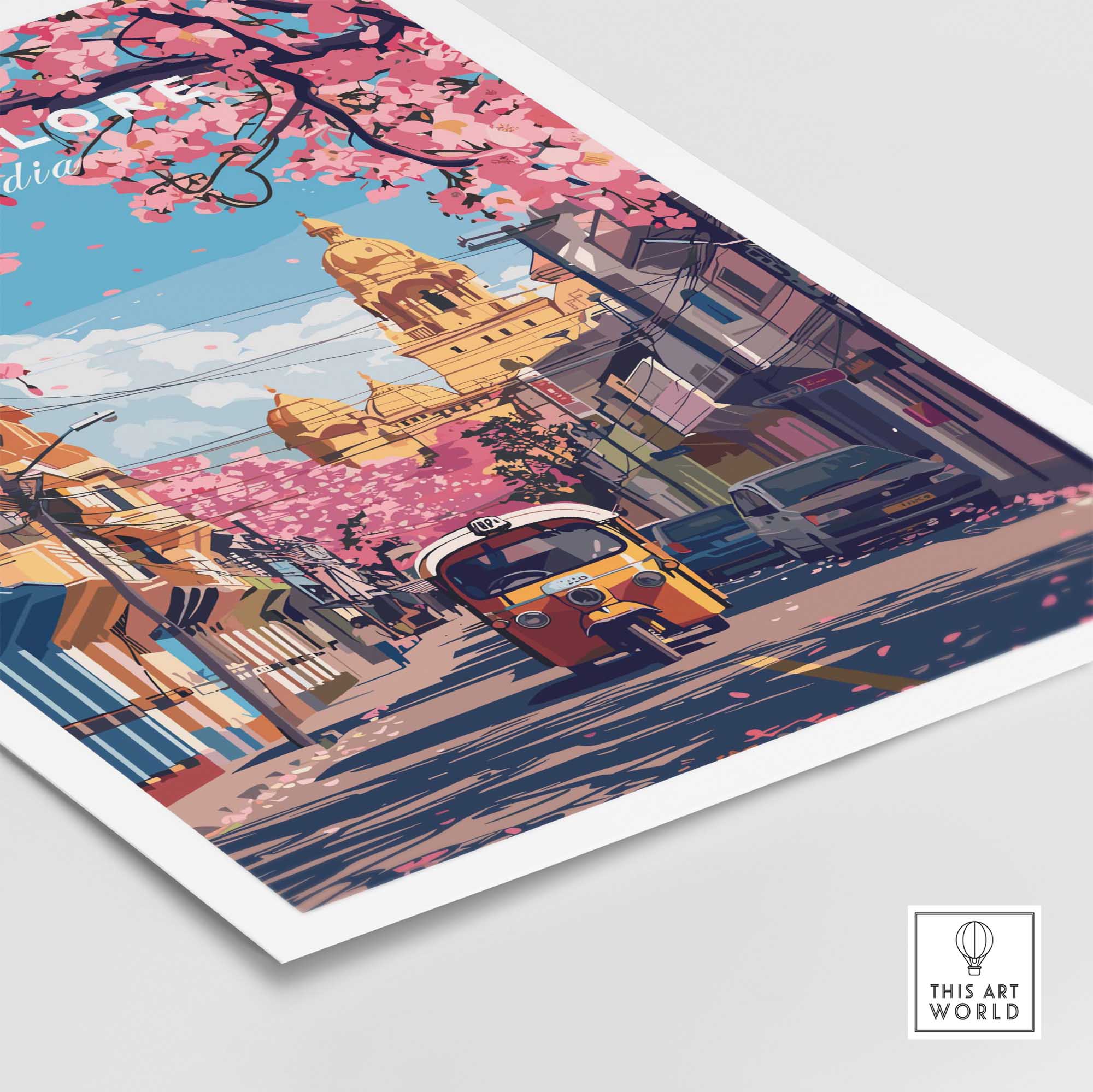 Bangalore Travel Poster-This Art World