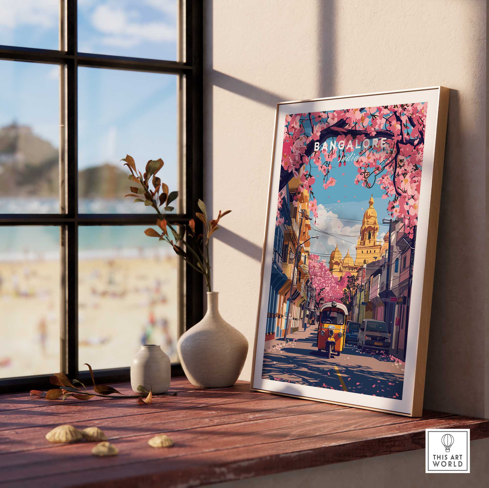 Bangalore Travel Poster-This Art World