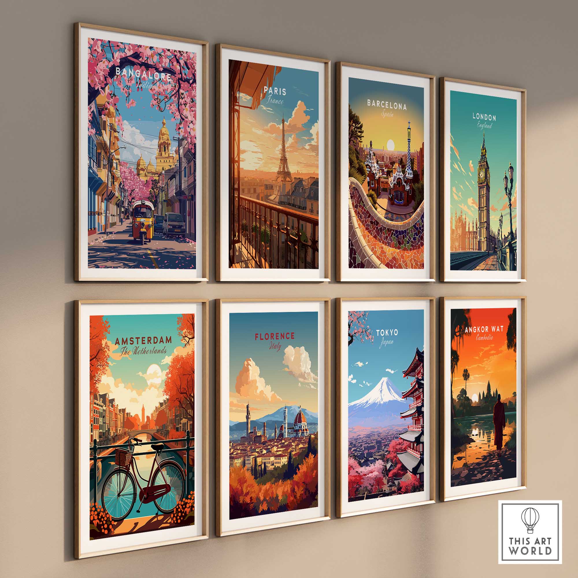 Bangalore Travel Poster-This Art World