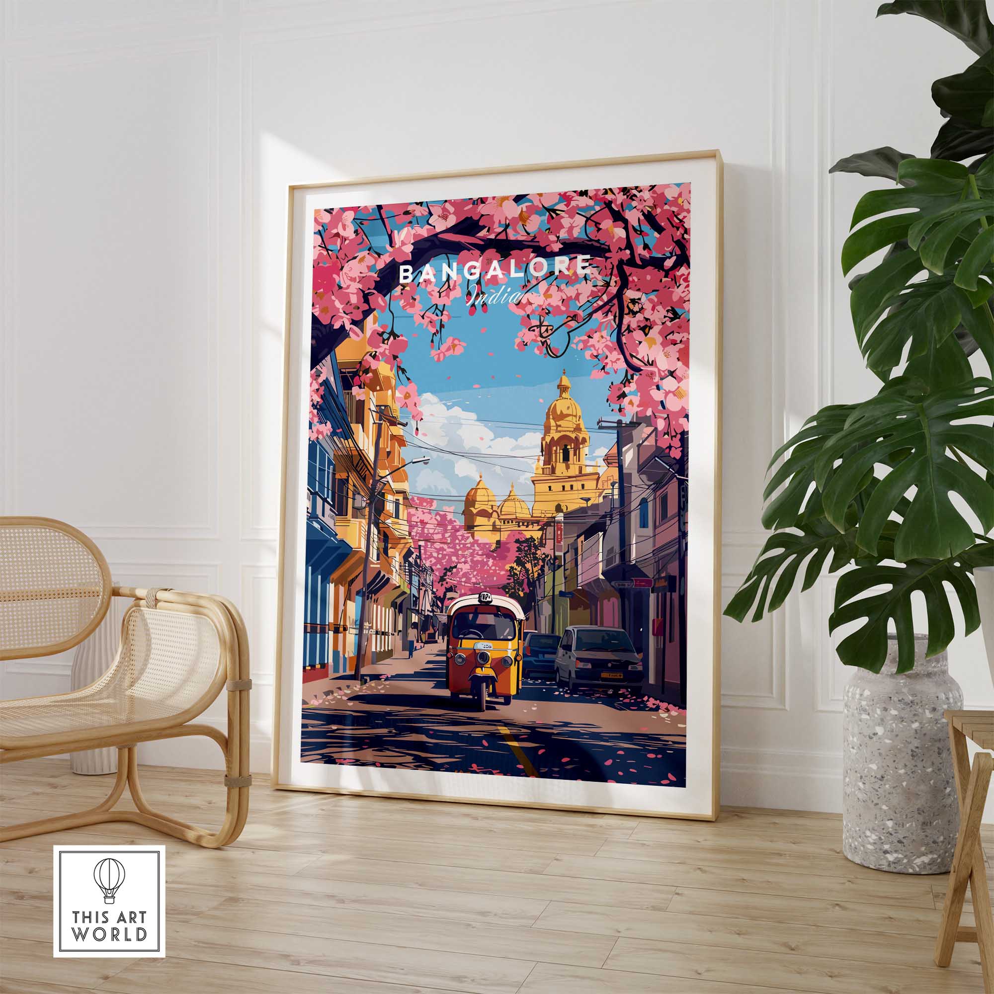 Bangalore Travel Poster-This Art World