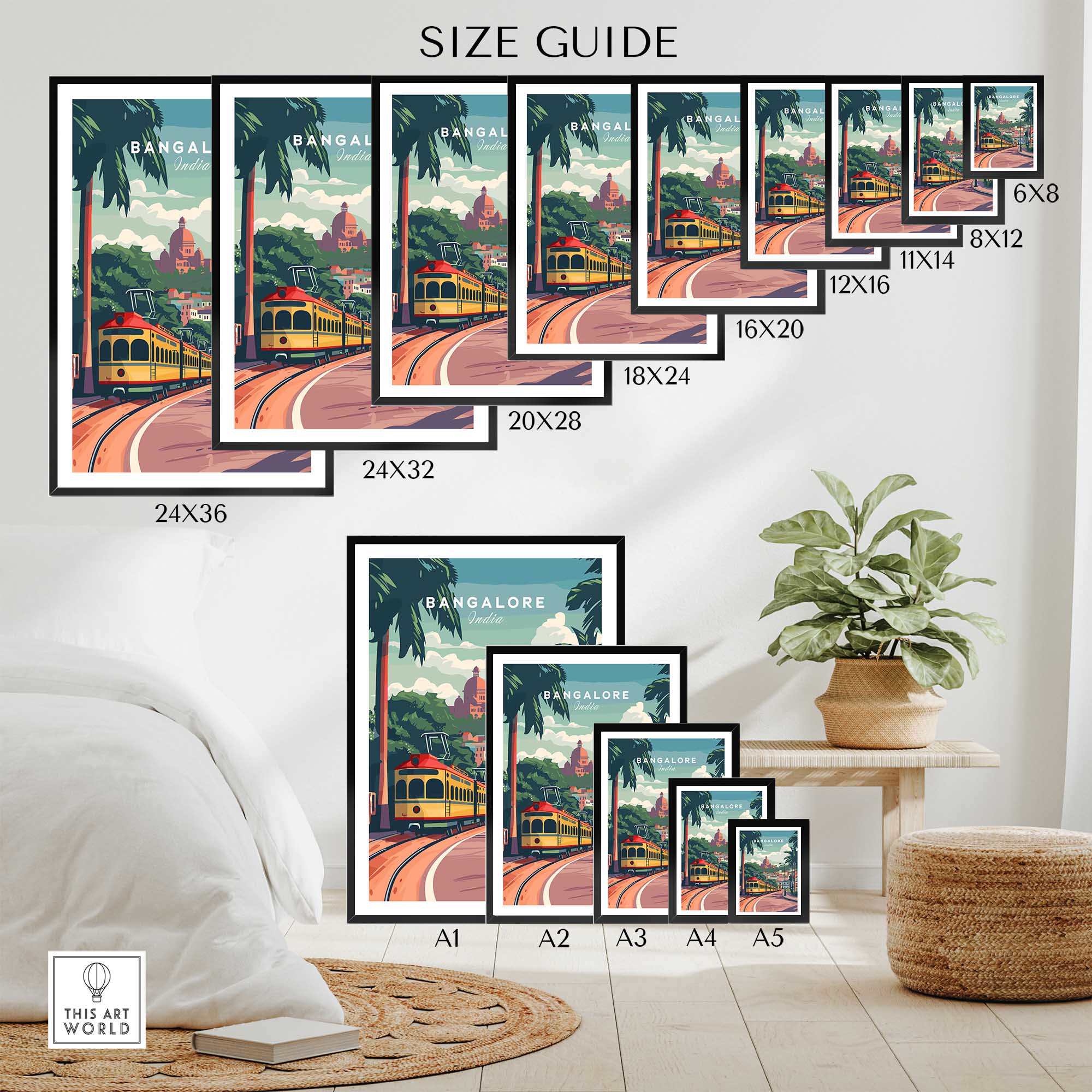 Bangalore Travel Print-This Art World