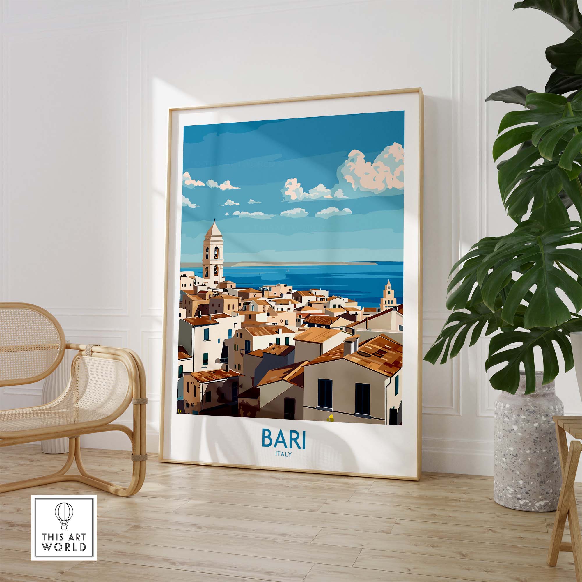Bari Italy Art Print - Beautiful Italian Wall Decor