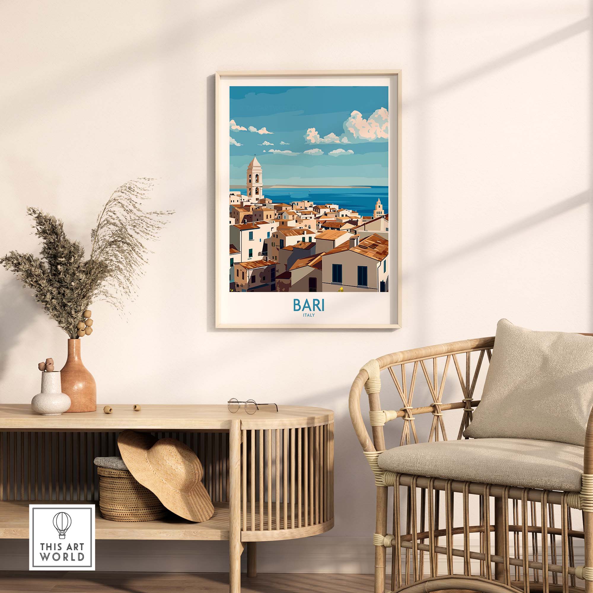Bari Italy Art Print - Beautiful Italian Wall Decor