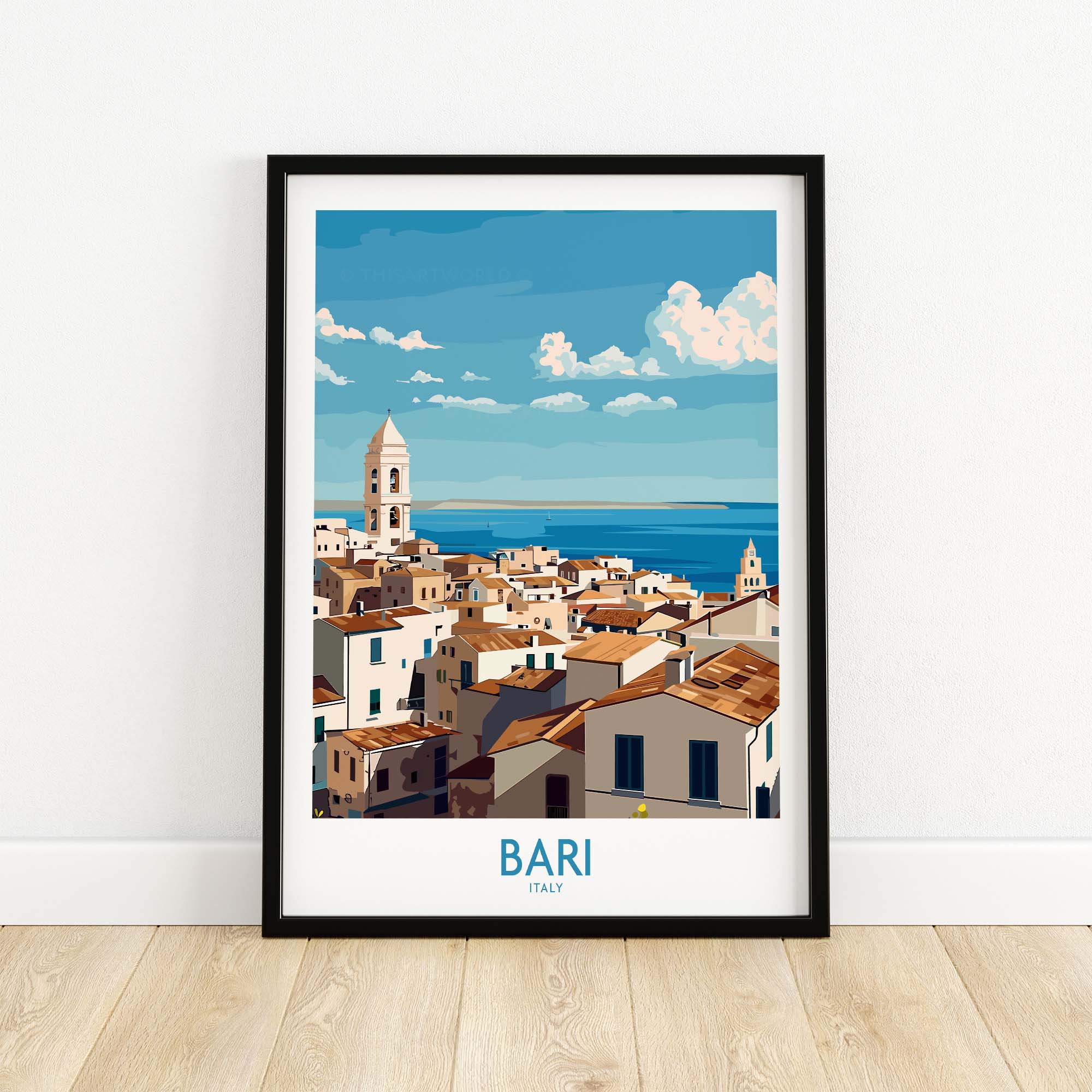 Bari Italy Art Print - Beautiful Italian Wall Decor