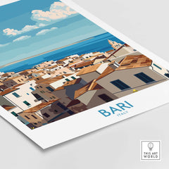 Bari Italy Art Print - Beautiful Italian Wall Decor