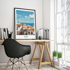 Bari Italy Art Print - Beautiful Italian Wall Decor