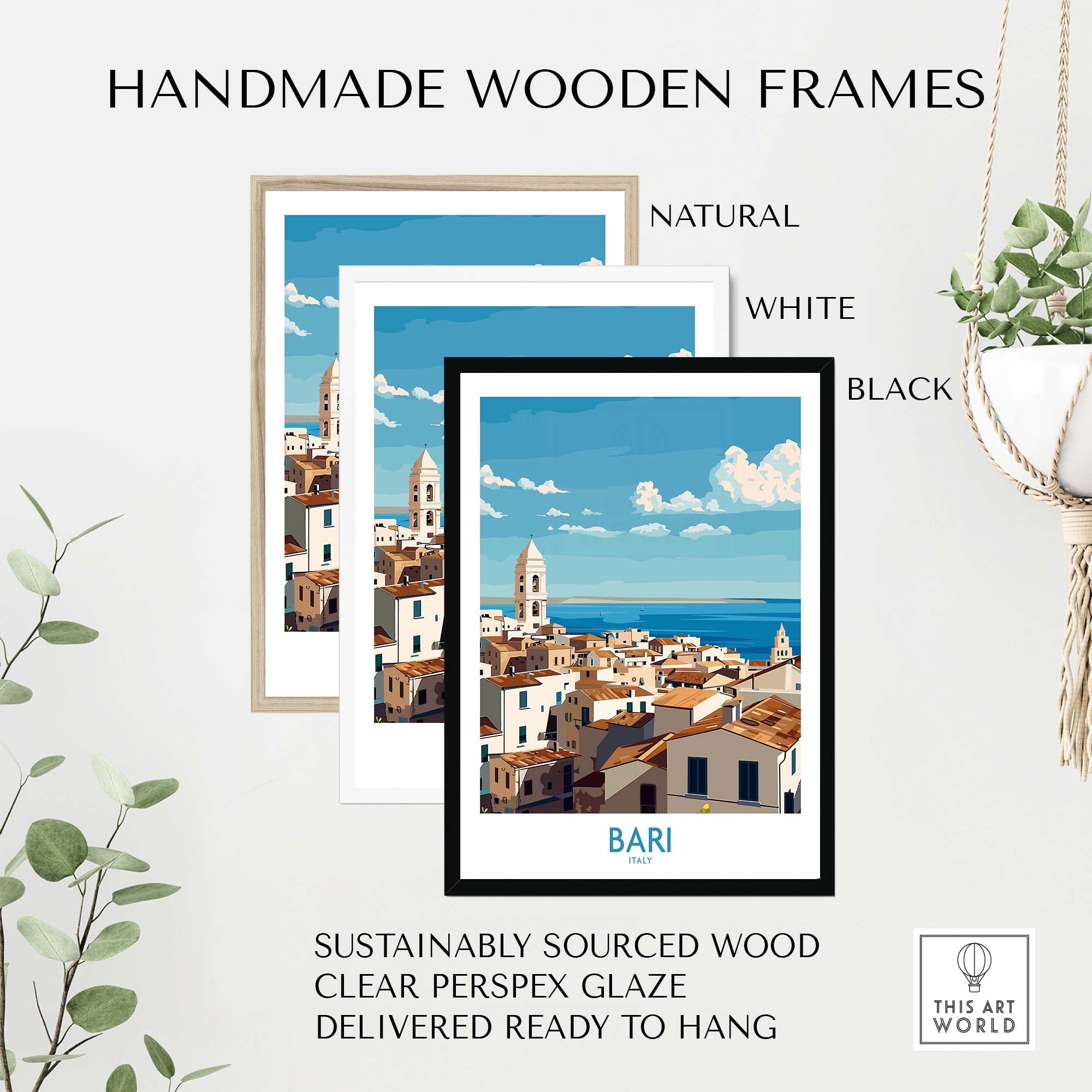 Bari Italy Art Print - Beautiful Italian Wall Decor