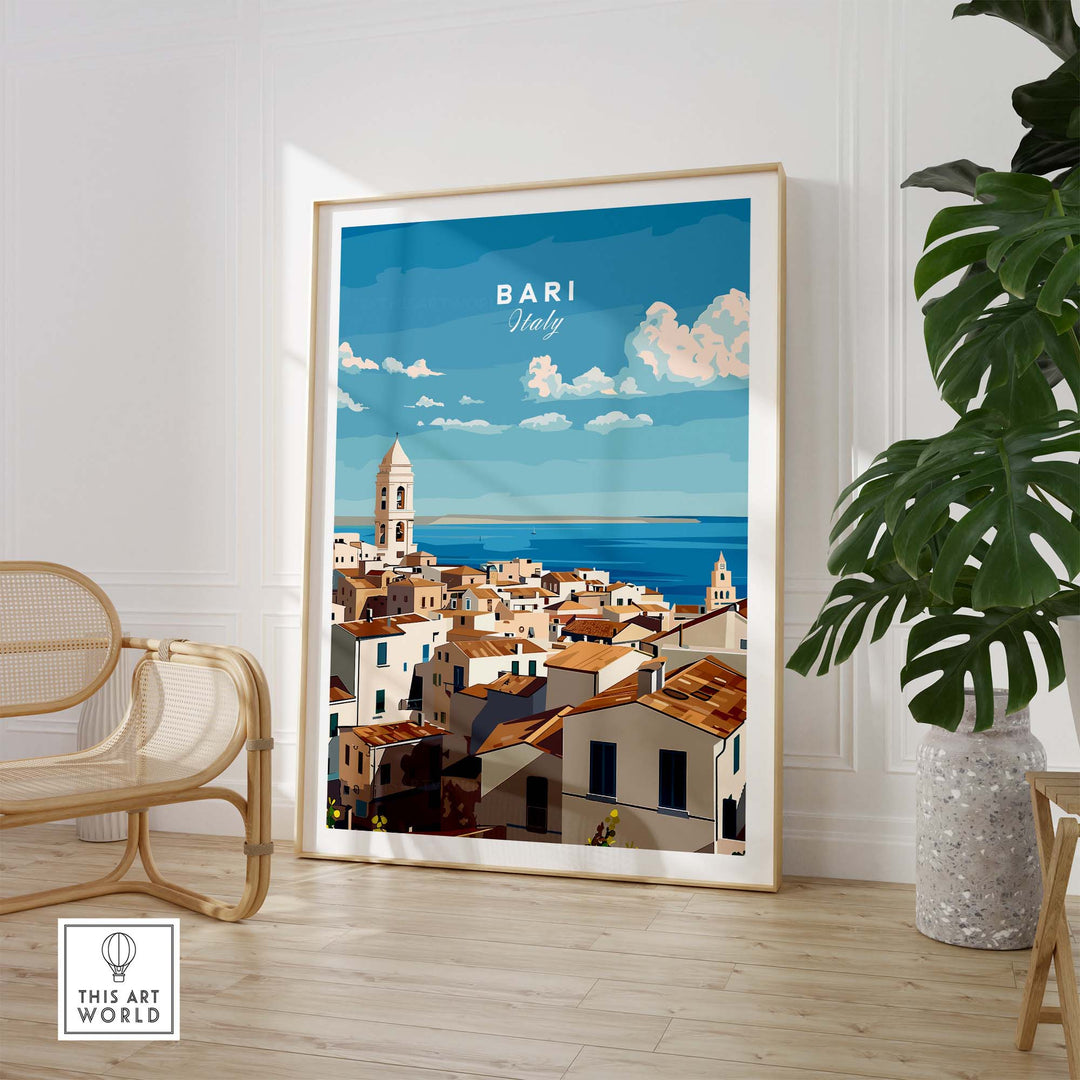 Bari Travel Poster