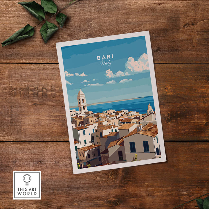 Bari Travel Poster