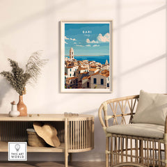 Bari Travel Poster