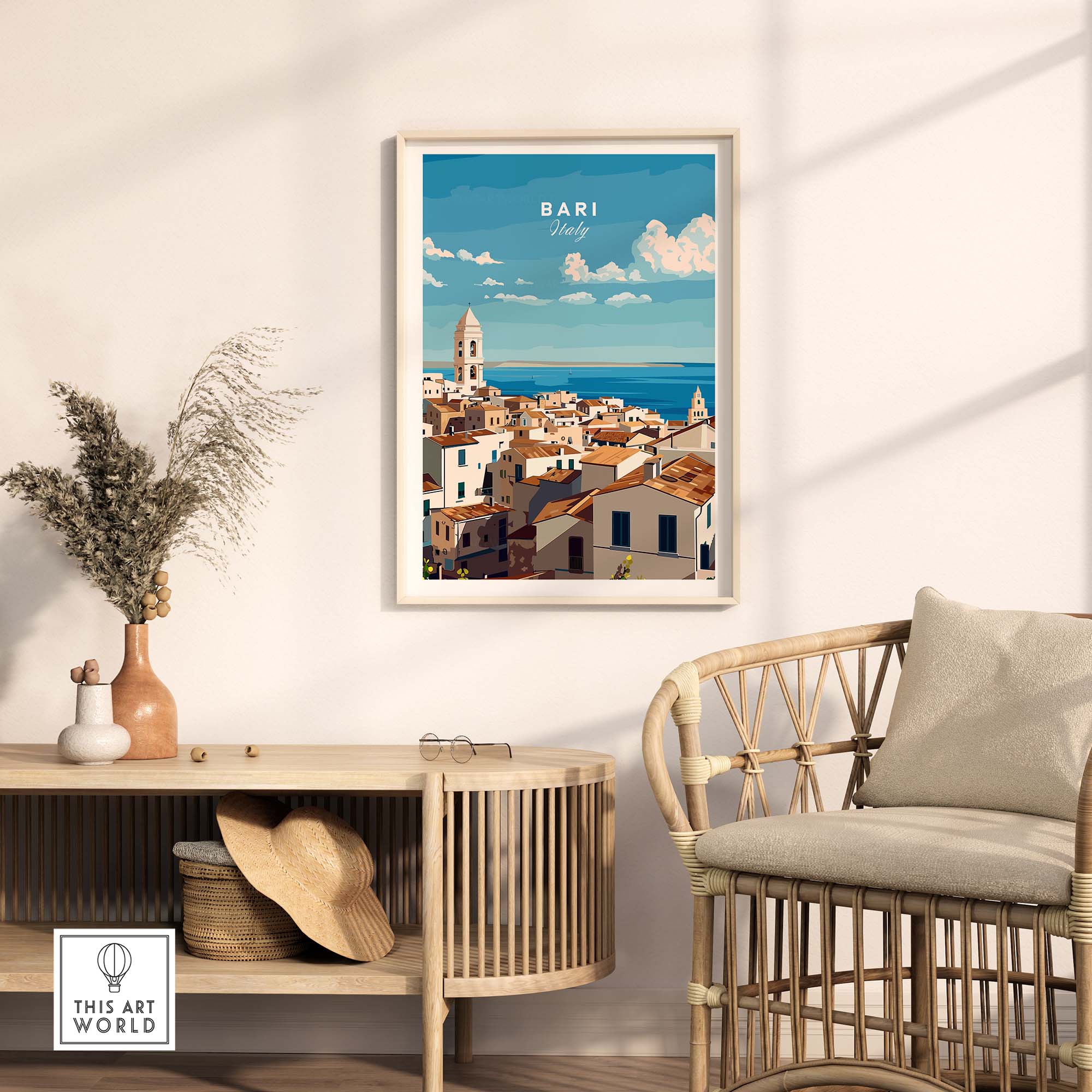 Bari Travel Poster