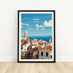 Bari Travel Poster