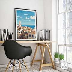 Bari Travel Poster