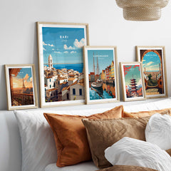 Bari Travel Poster