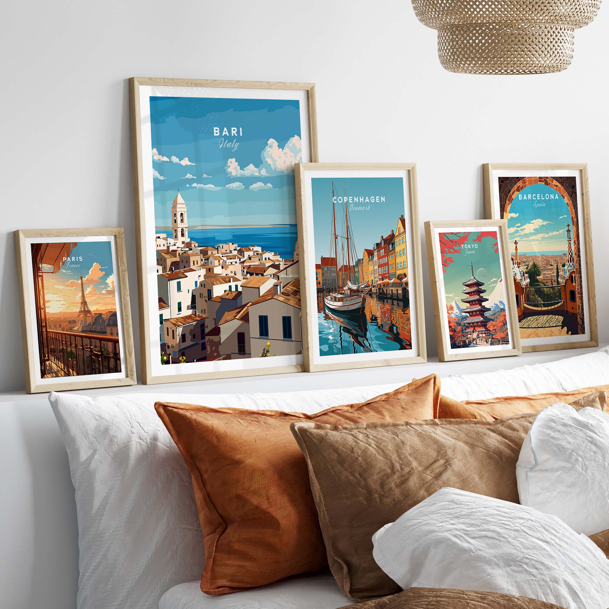 Bari Travel Poster