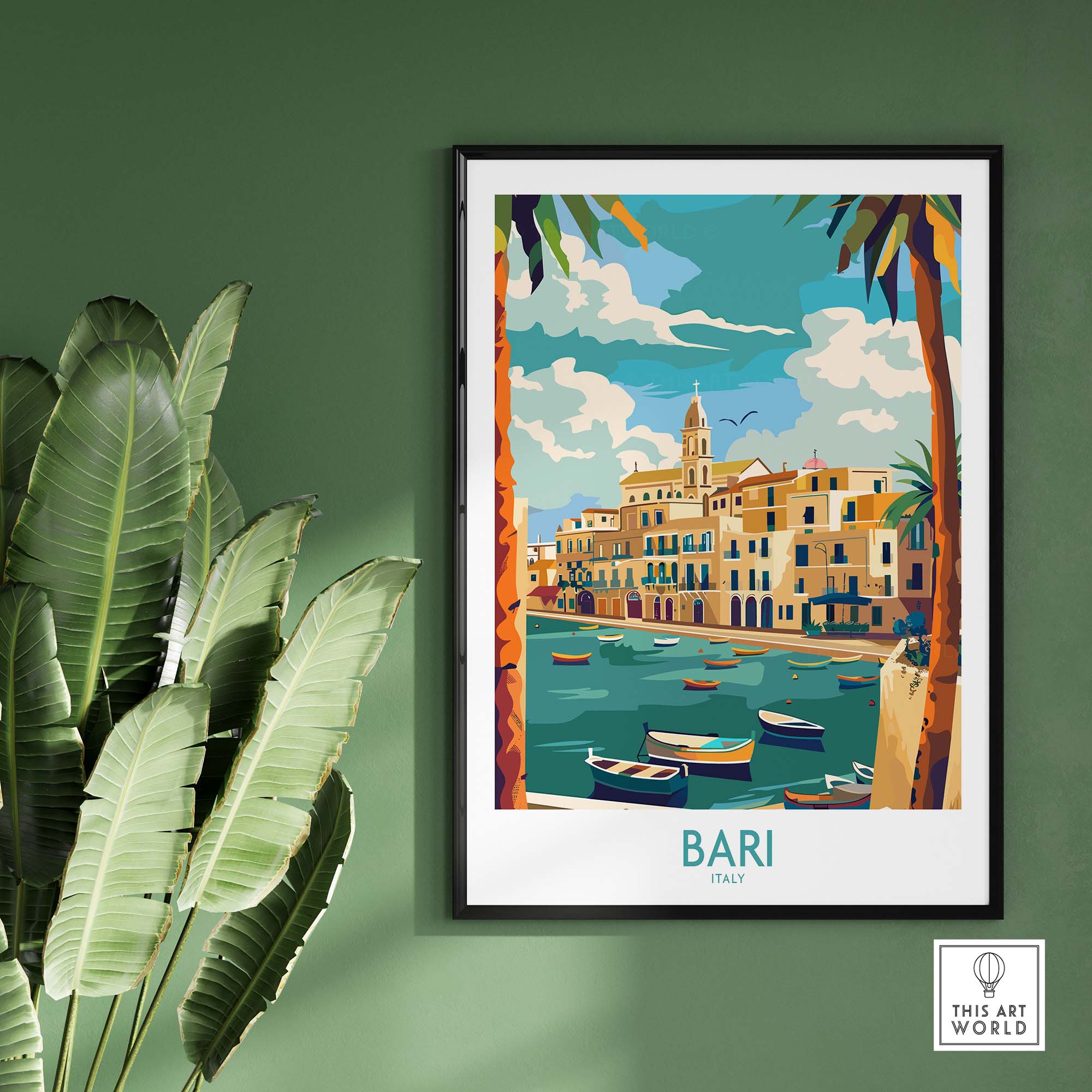 Bari Travel Print Italy