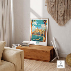 Bari Travel Print Italy