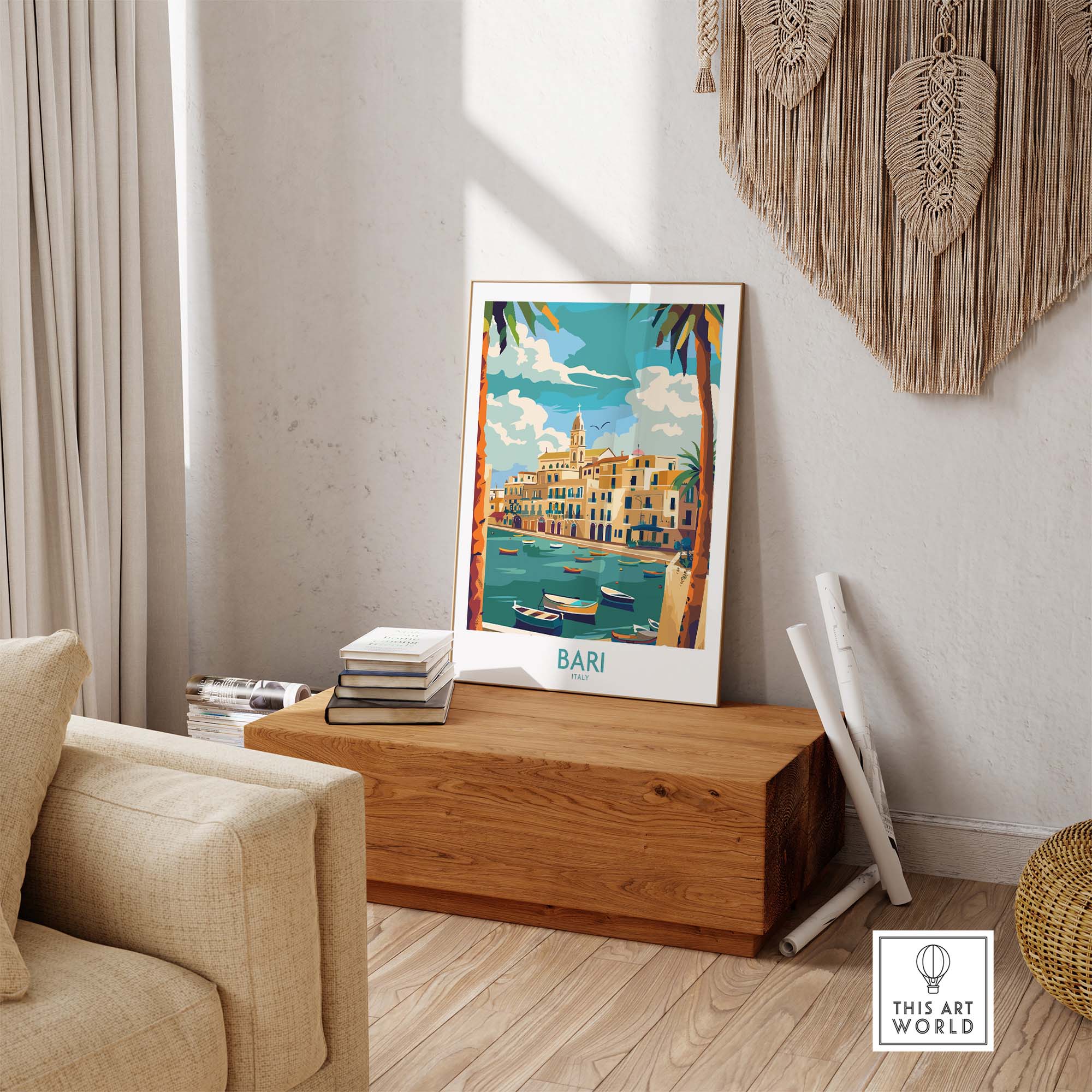 Bari Travel Print Italy