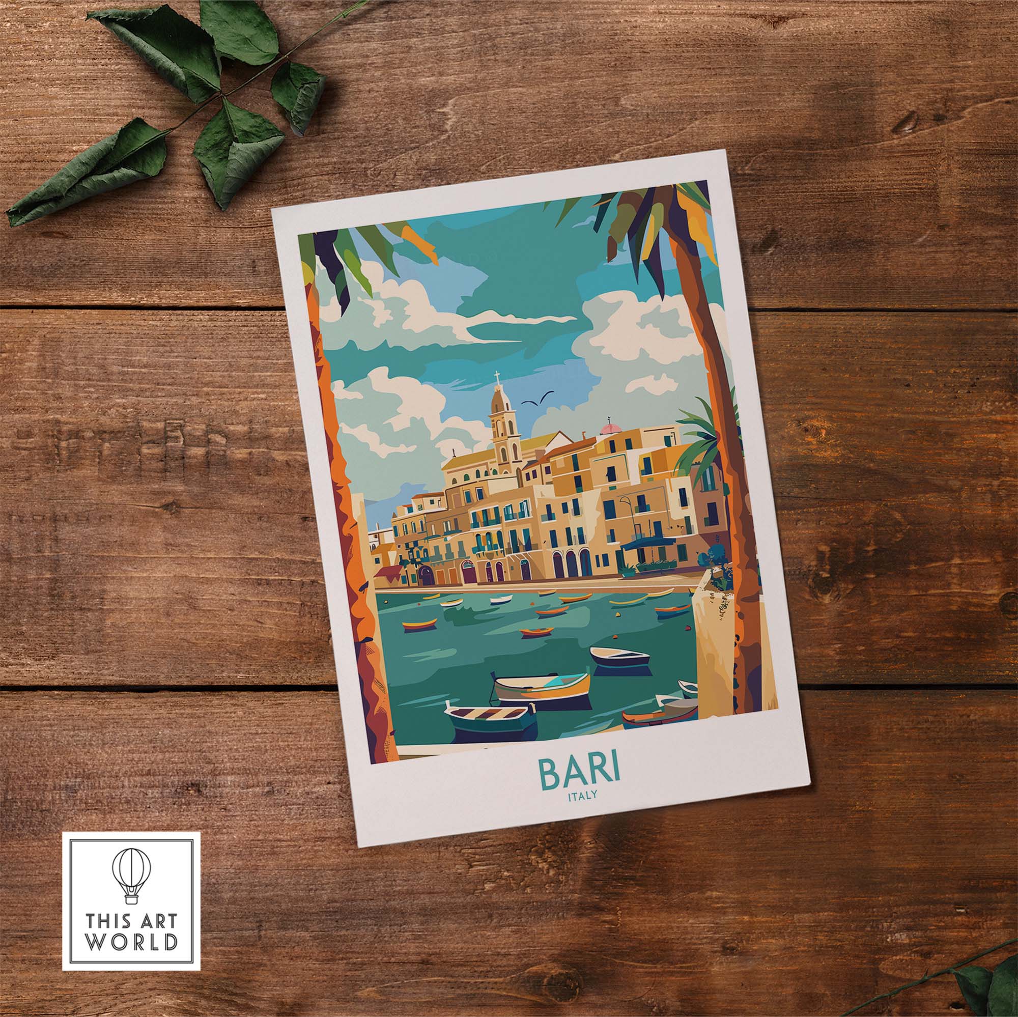 Bari Travel Print Italy