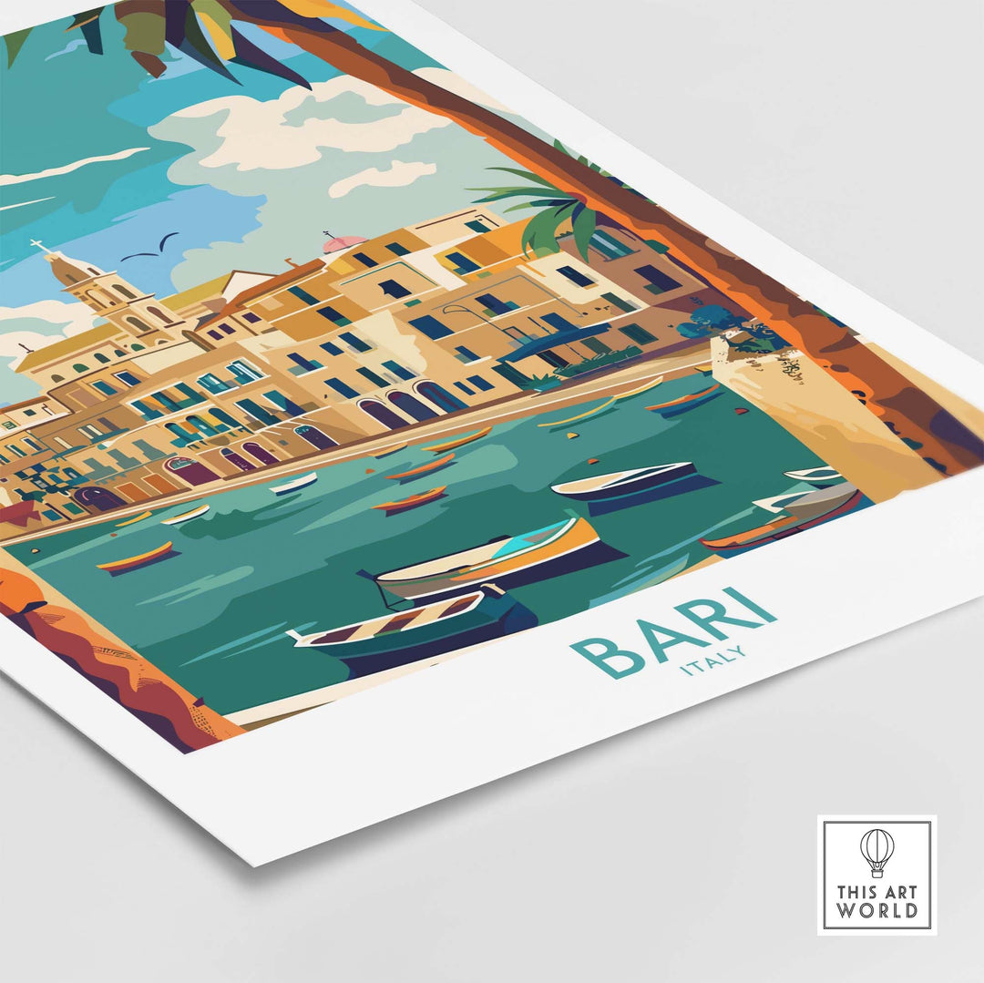 Bari Travel Print Italy