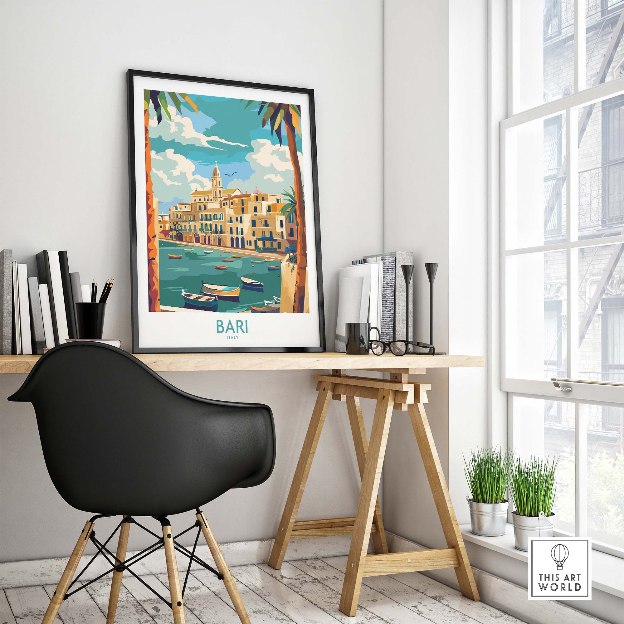 Bari Travel Print Italy