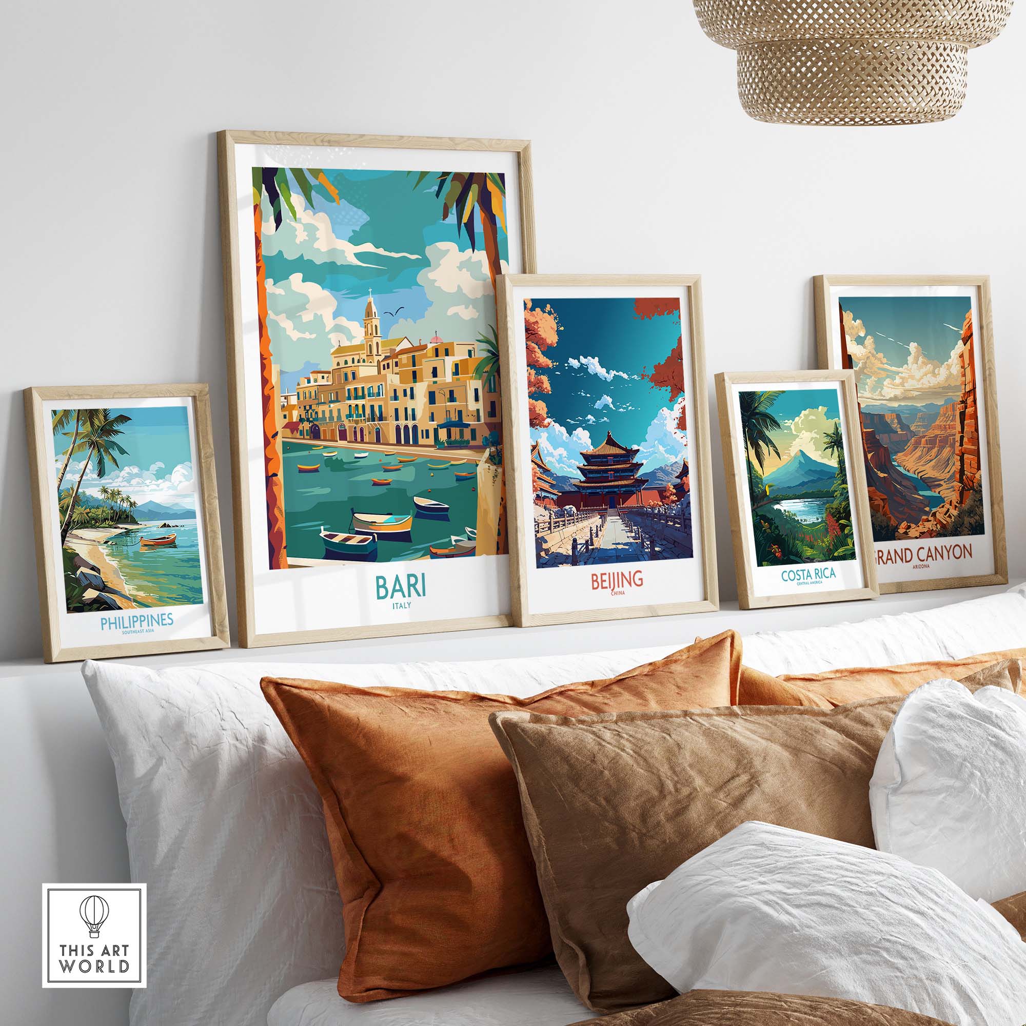 Bari Travel Print Italy