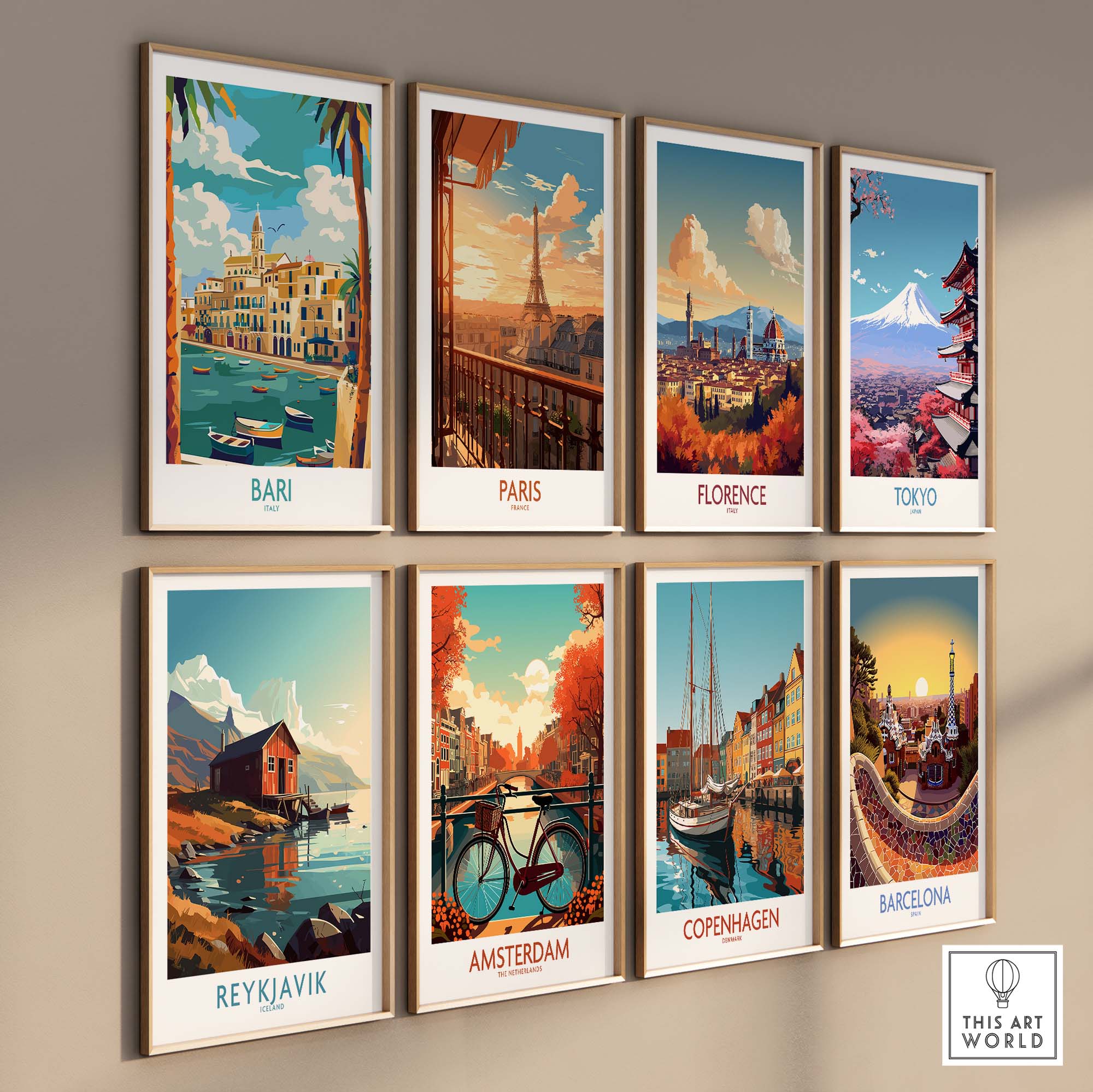 Bari Travel Print Italy