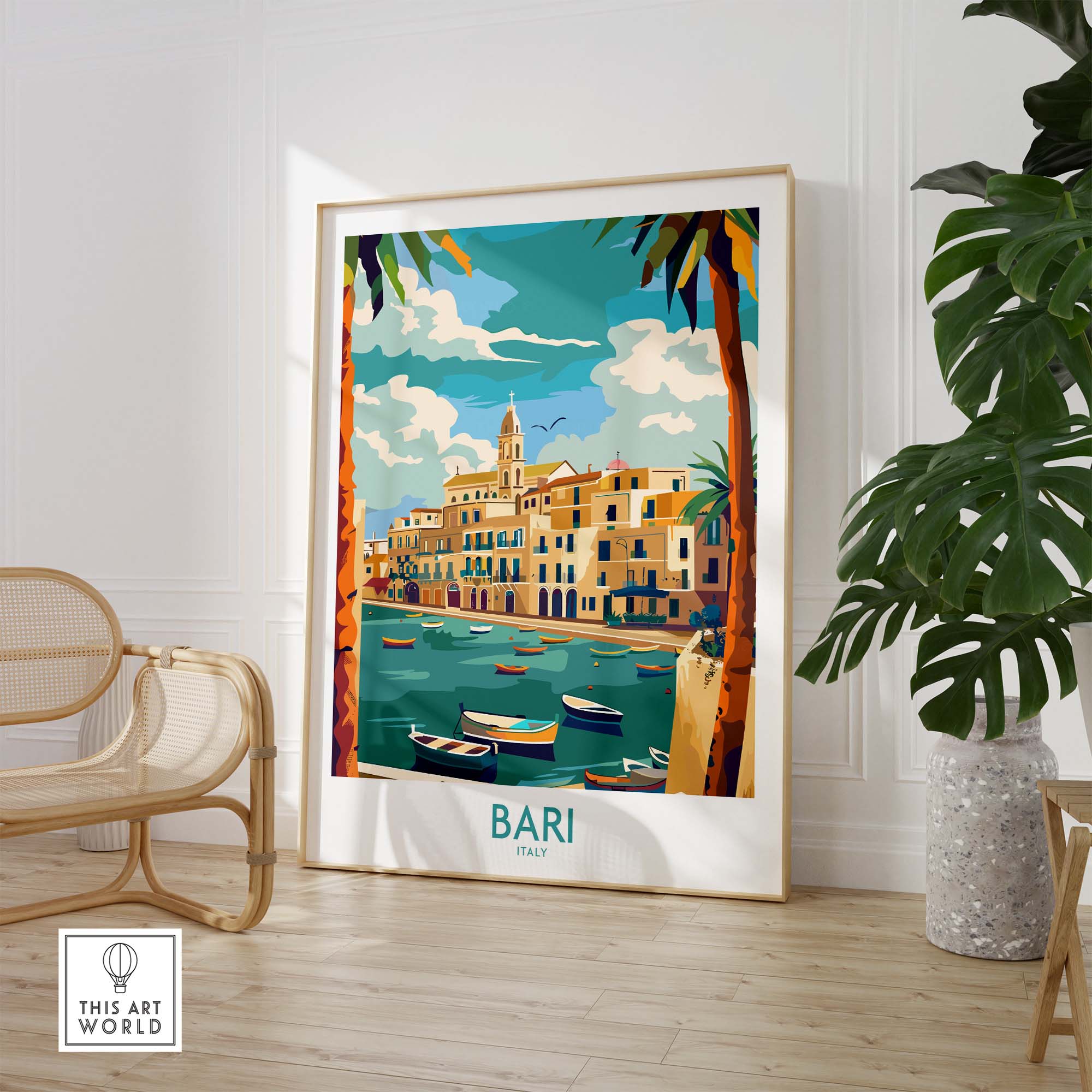 Bari Travel Print Italy