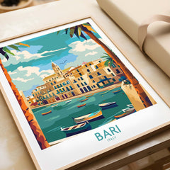 Bari Travel Print Italy