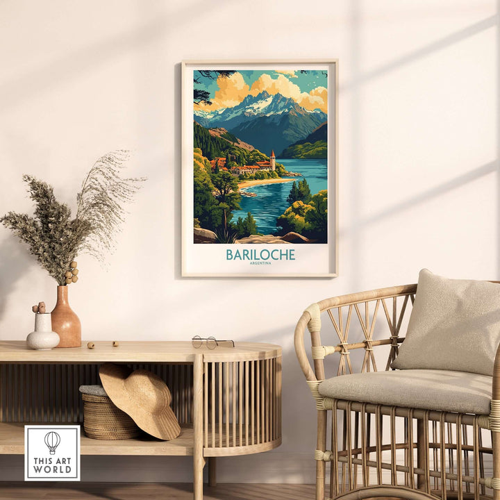 Bariloche Travel Poster