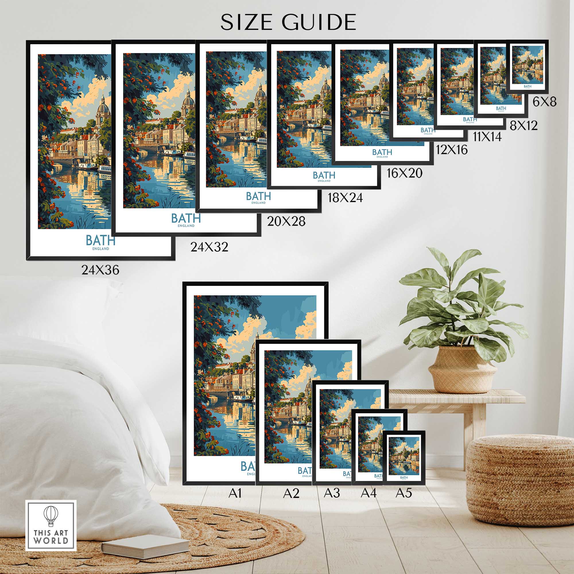 Bath England Print-This Art World
