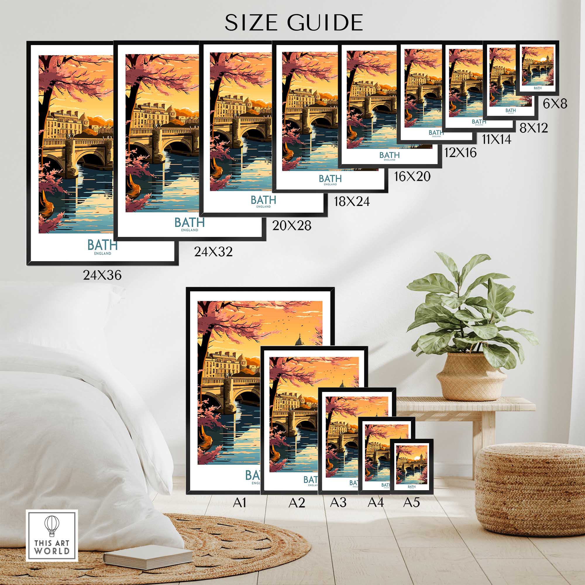 Bath England Wall Art-This Art World