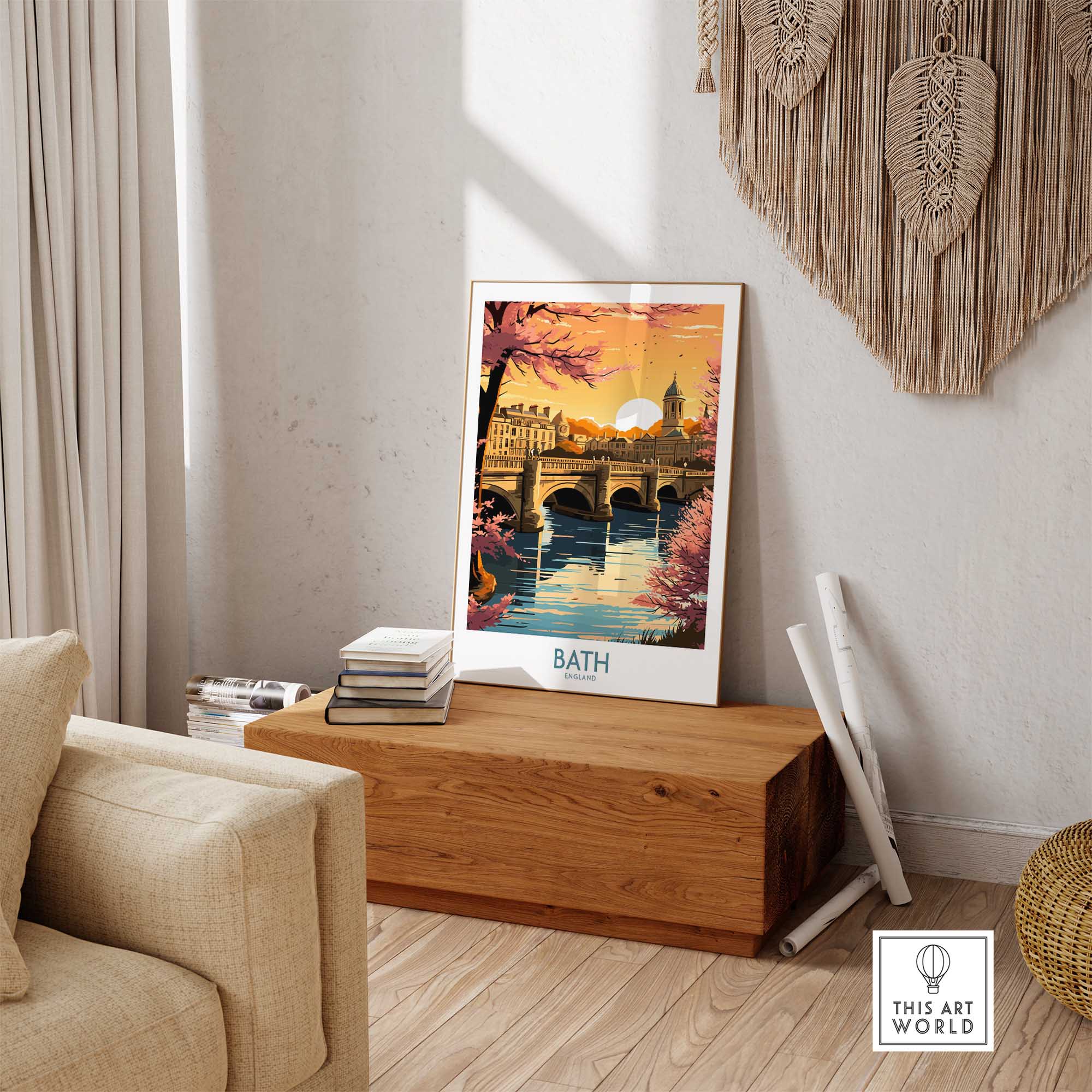 Bath England Wall Art-This Art World
