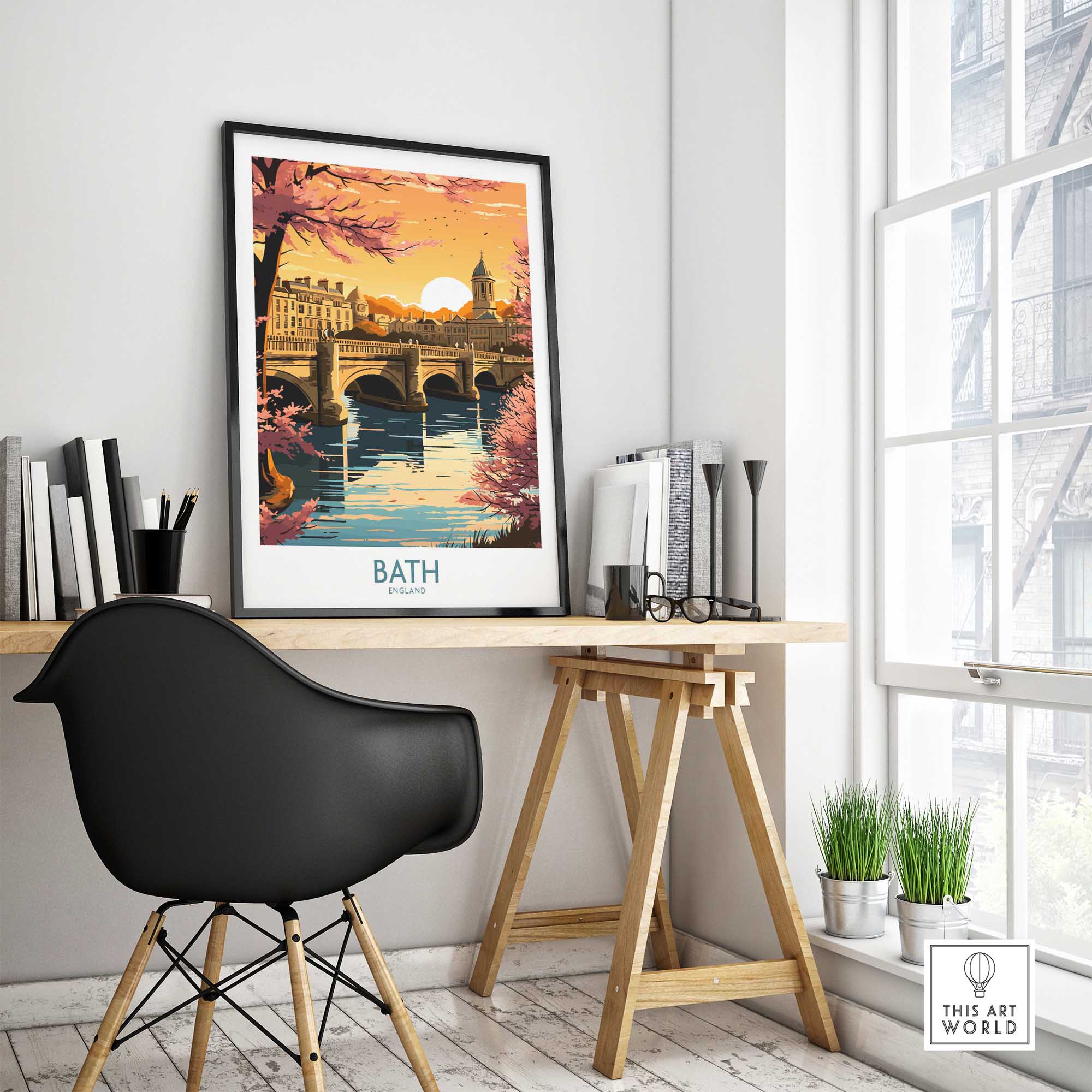 Bath England Wall Art-This Art World