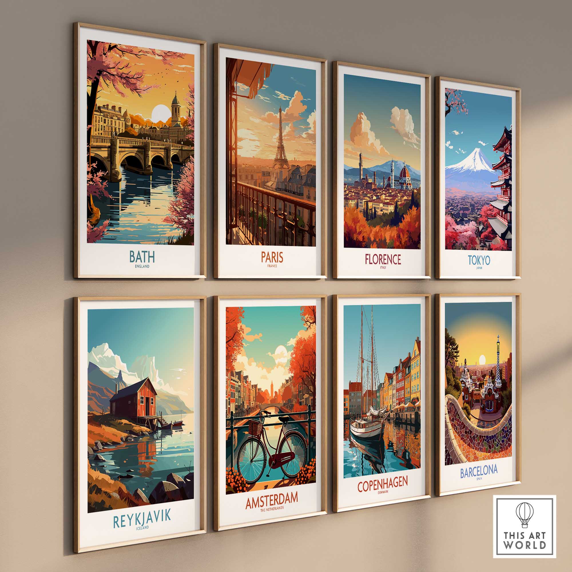Bath England Wall Art-This Art World