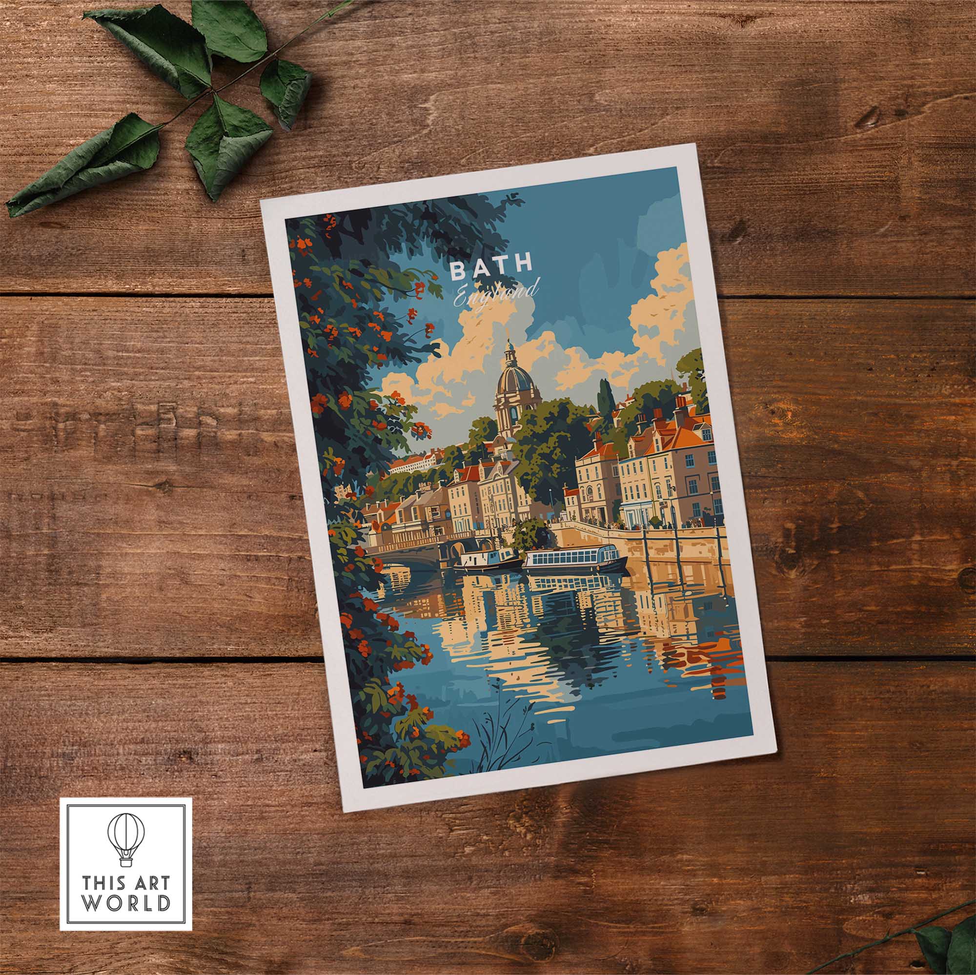 Bath Travel Poster England-This Art World