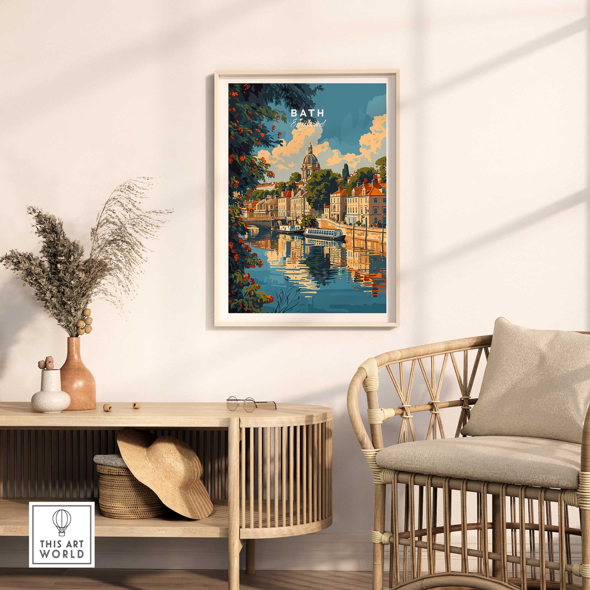 Bath Travel Poster England-This Art World