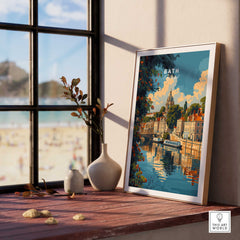 Bath Travel Poster England-This Art World