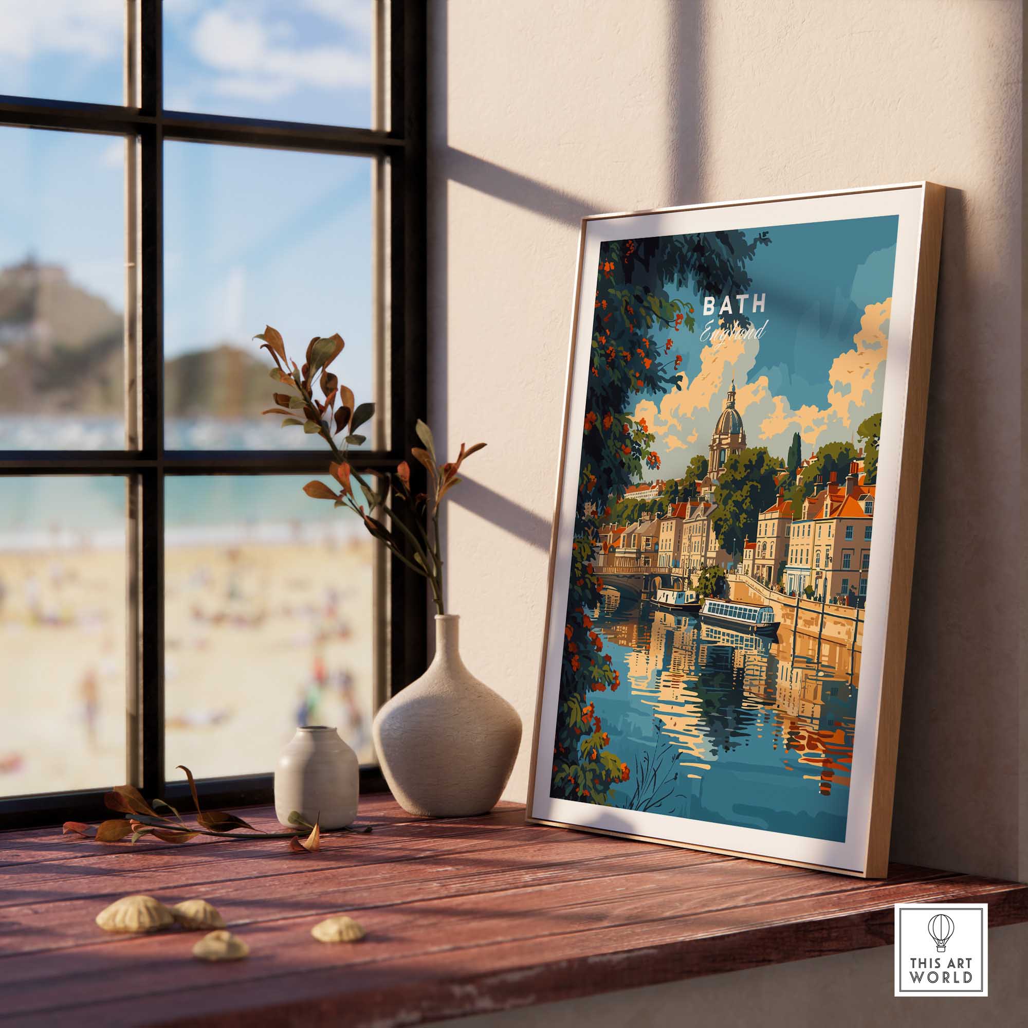 Bath Travel Poster England-This Art World