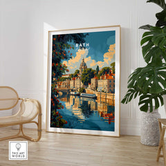 Bath Travel Poster England-This Art World