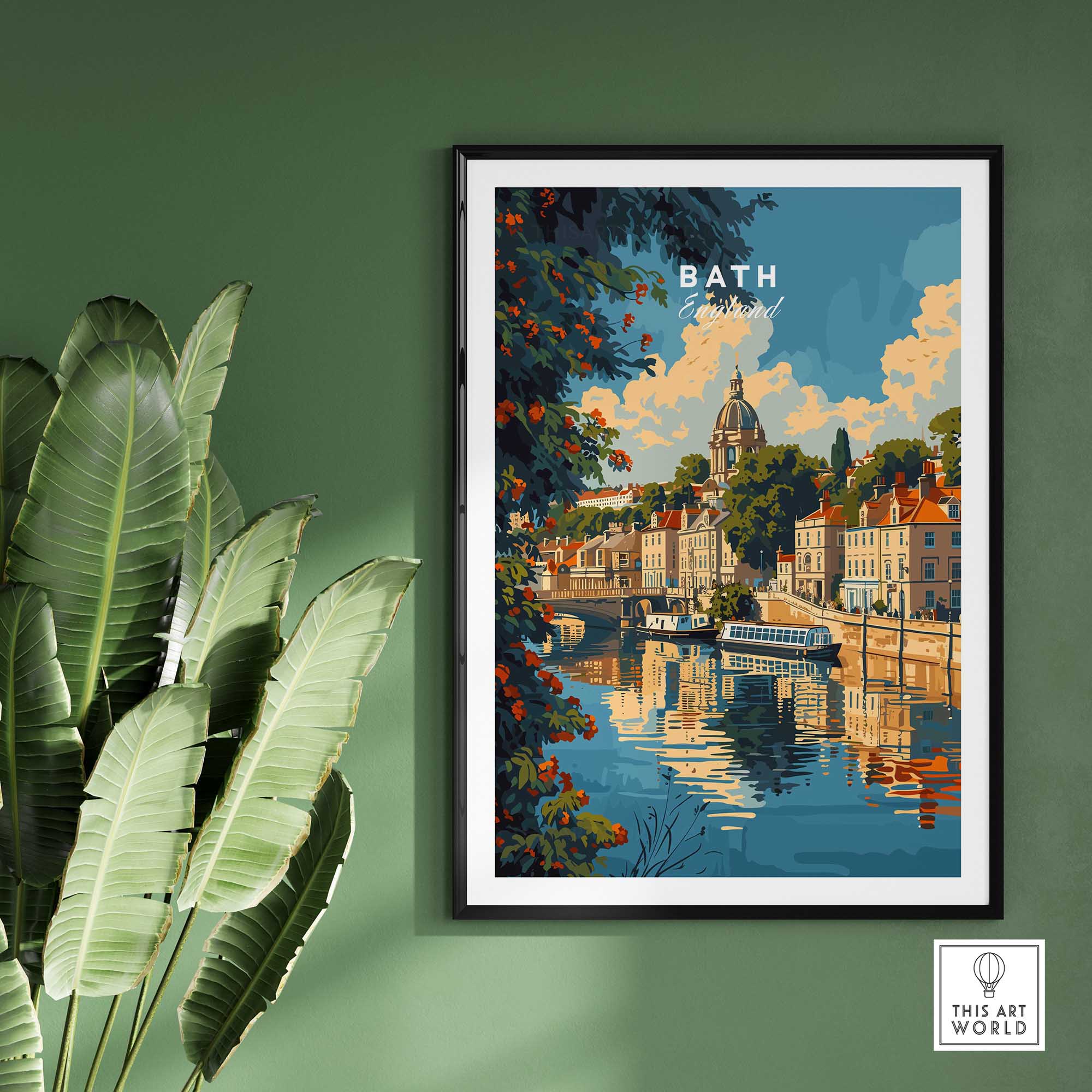 Bath Travel Poster England-This Art World