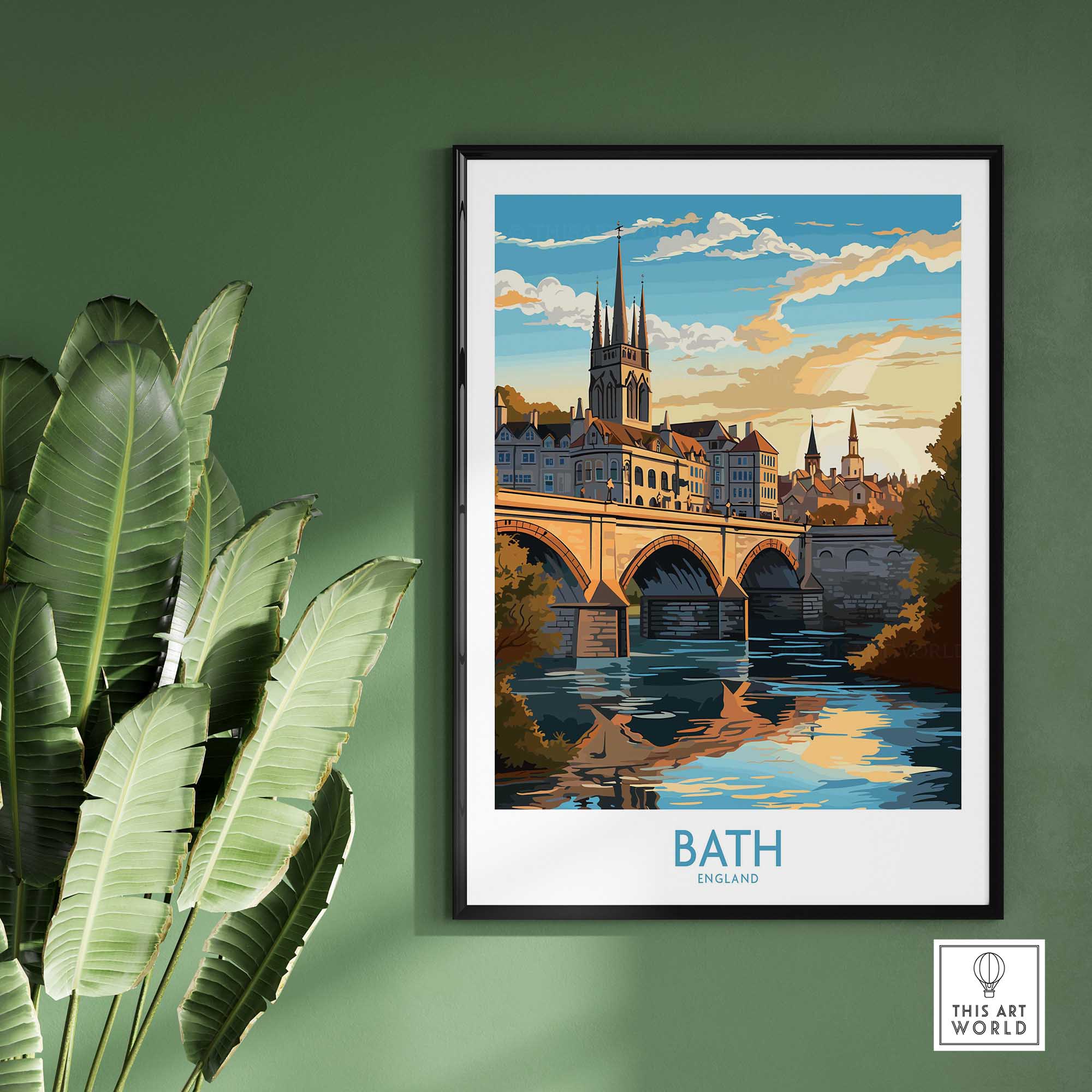 Bath Travel Print-This Art World