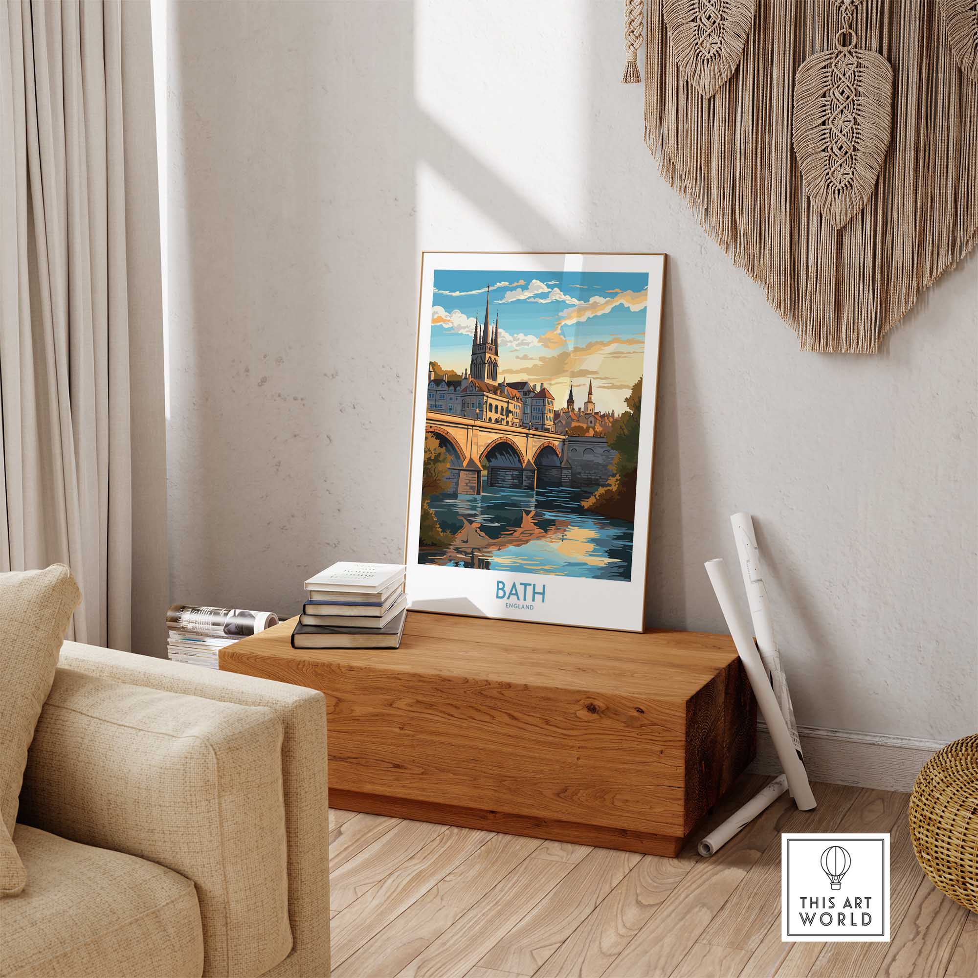 Bath Travel Print-This Art World